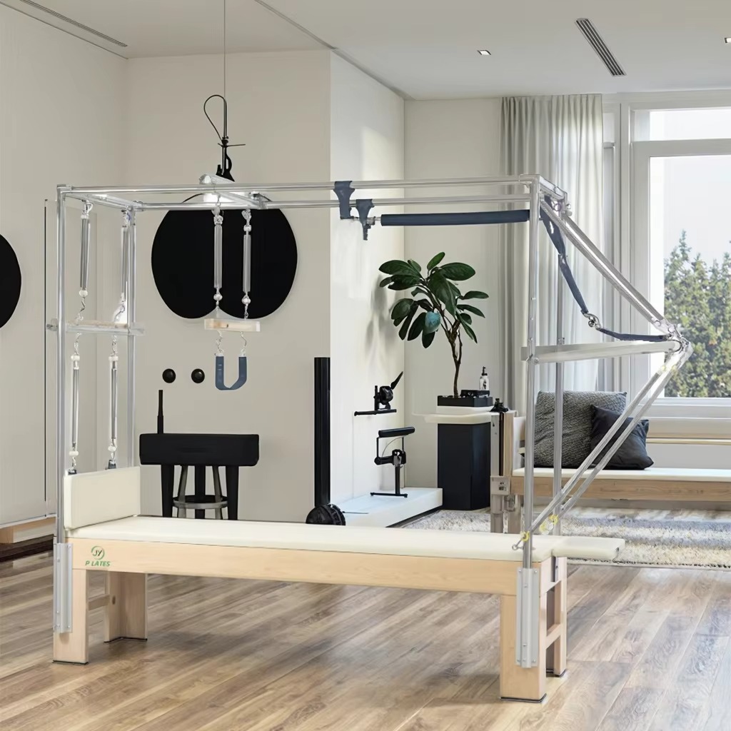 Pilates & Yoga Vertebrasana - Professional Commercial Durable Maple Pilates Reformer