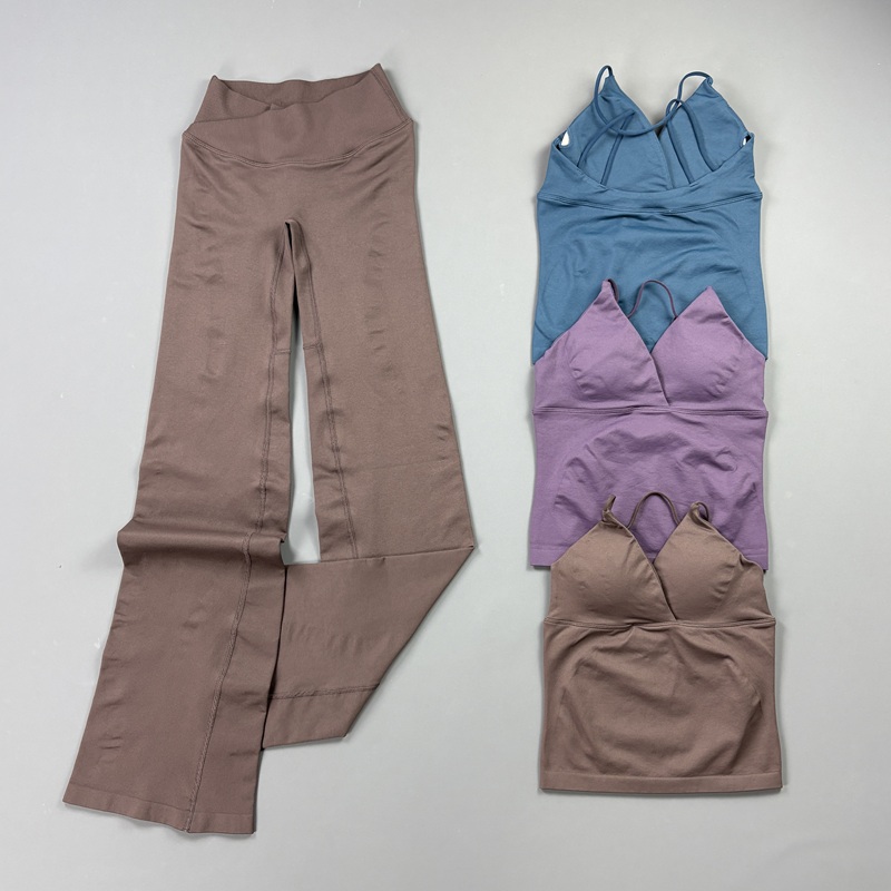 Pilates Yoga Fit - 2Pcs Women Seamless Yoga Workout Sets