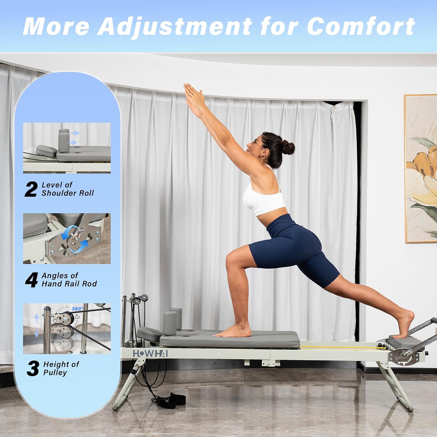 Pilates Reformer, Reformer Pil - đánh giá và giá Pilates Reformer Spring