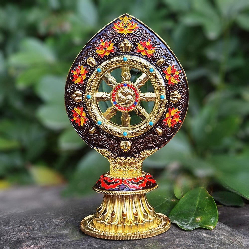 Tibetan Dharma Wheel Decor for - đánh giá và giá Yoga Wheel Dharma