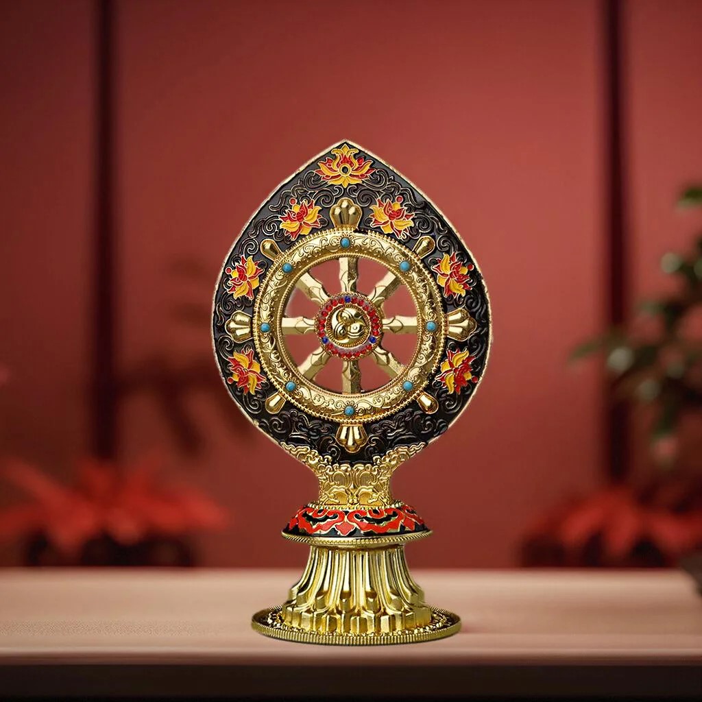 Tibetan Dharma Wheel Decor for - đánh giá và giá Yoga Wheel Dharma