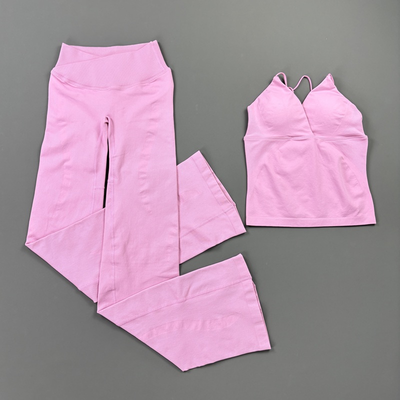 2Pcs Women Seamless Yoga Worko - đánh giá và giá Pilates Yoga Fit