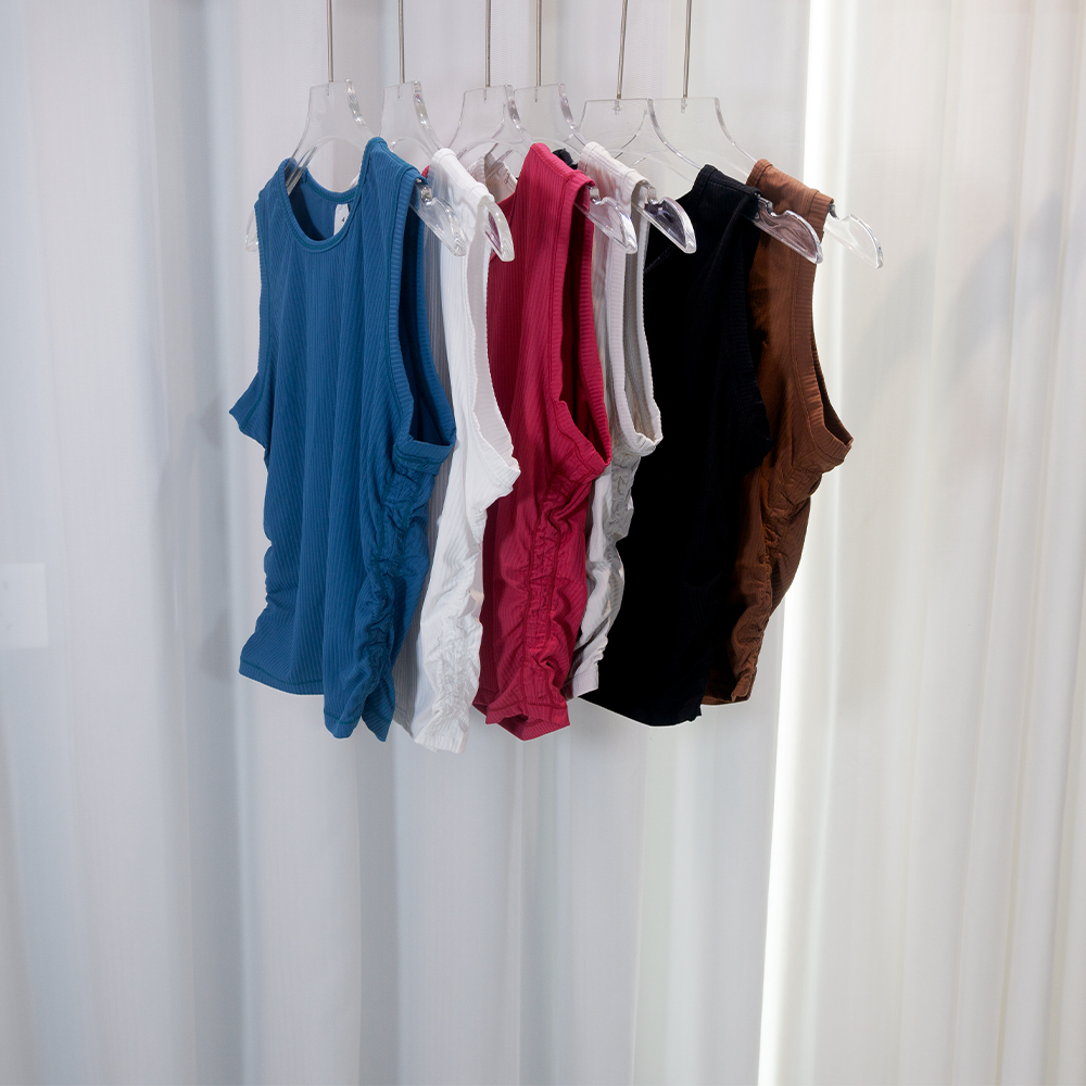 Summer Yoga Wear Ribbed Tank T - đánh giá và giá Pilates Yoga Fit